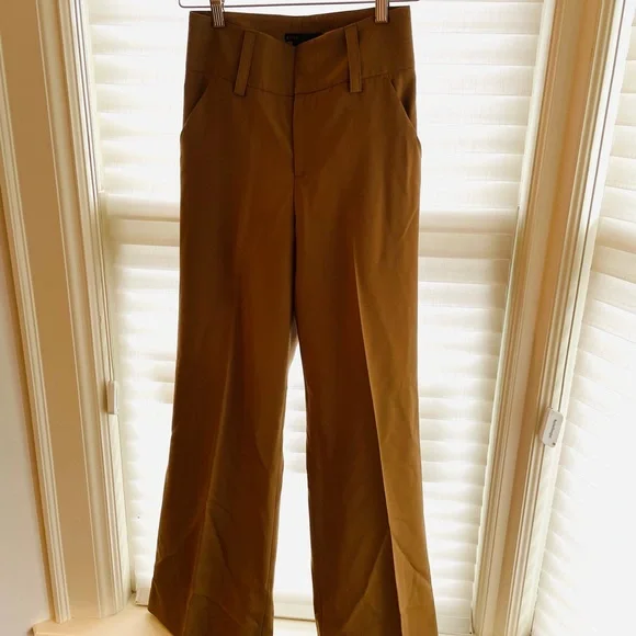 Alice + Olivia ultra high waisted wide leg trouser - Picture 3 of 8